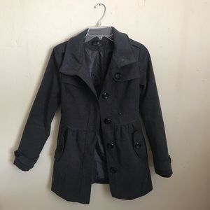 Dark Gray Peacoat